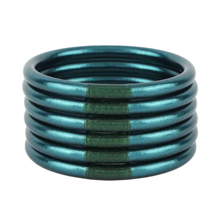 BuDhaGirl:  ALL WEATHER BANGLES® (AWB®) - Plume Teal