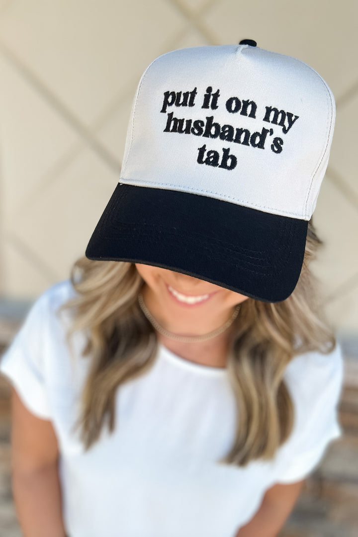 Put it on my husband's tab hat - Black