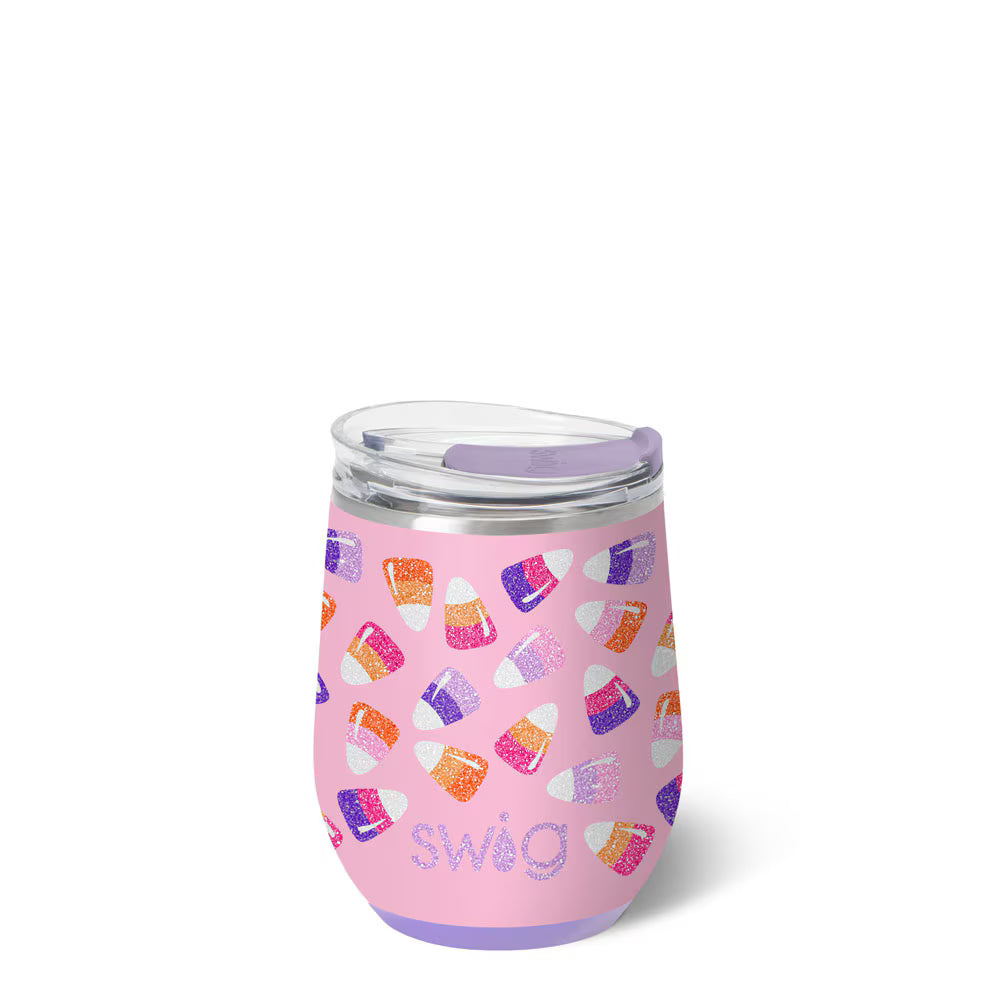 Swig: Candy Corn Stemless Wine Cup 12oz