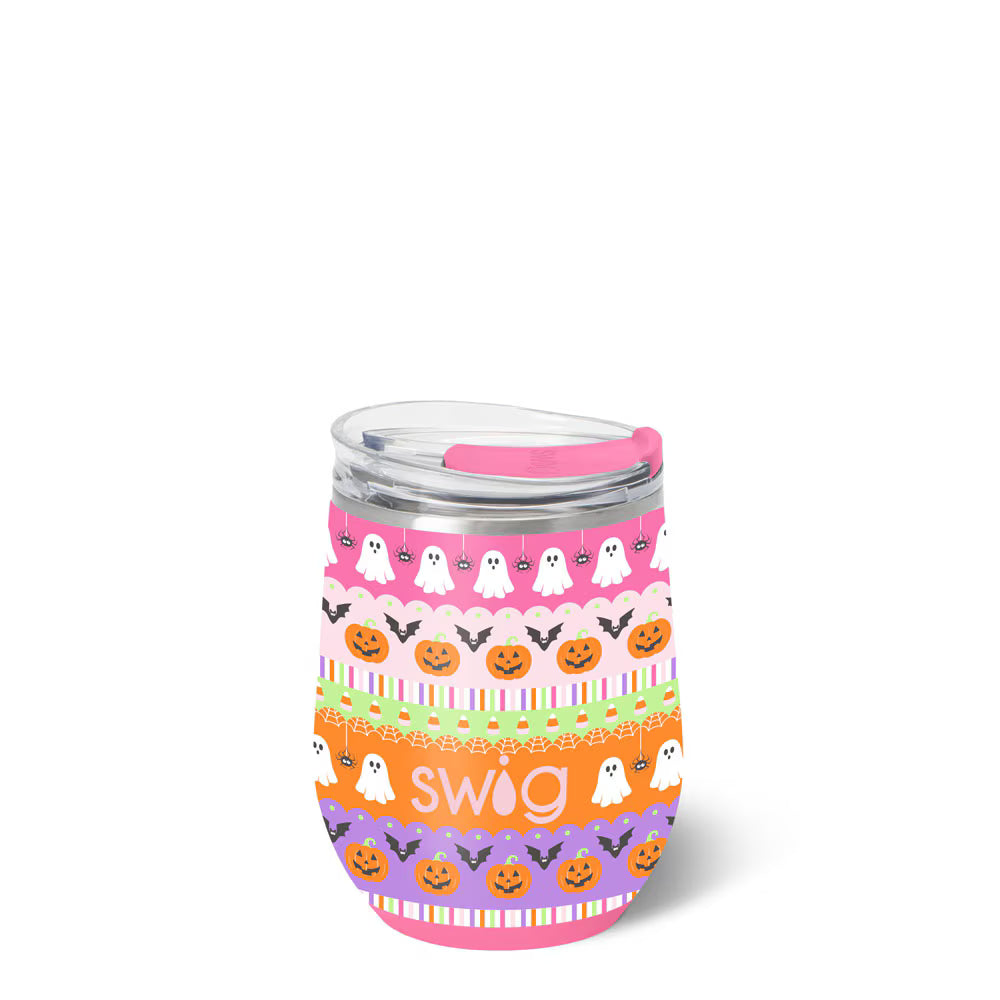 Swig: Trick or Treat Stemless Wine Cup 12oz