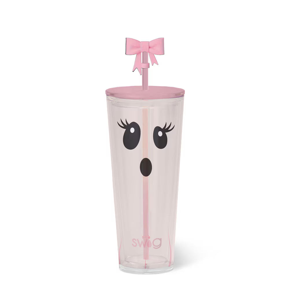 Swig: Boo Crew Ghost Plastic Tumbler 24oz
