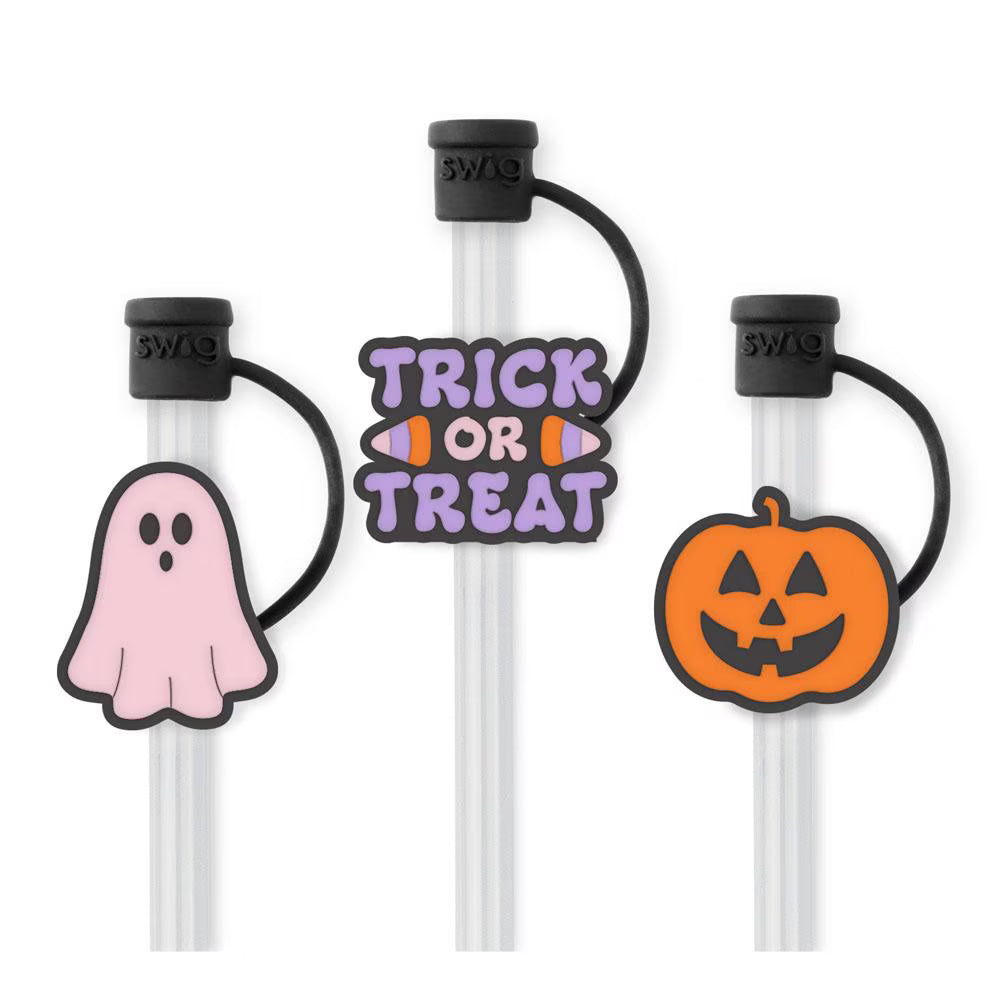 Swig: Trick or Treat Straw Topper Set