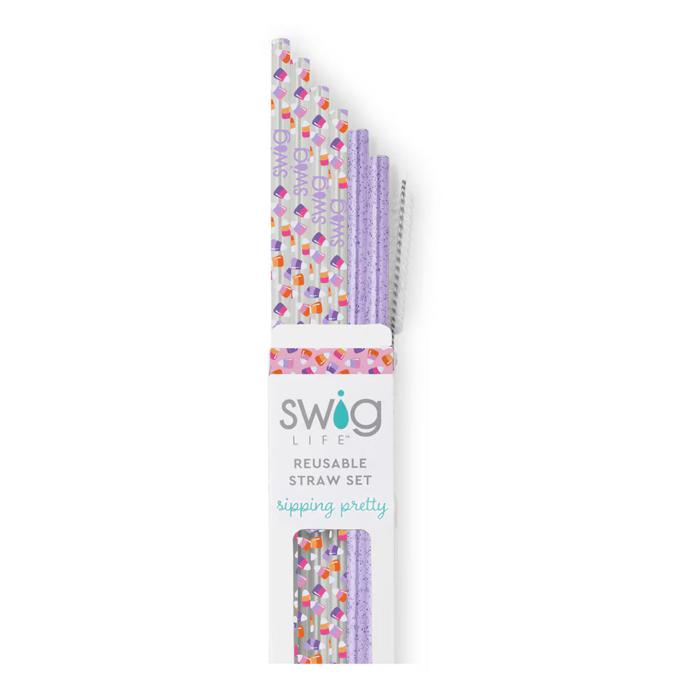 Swig: Candy Corn Reusable Straw Set