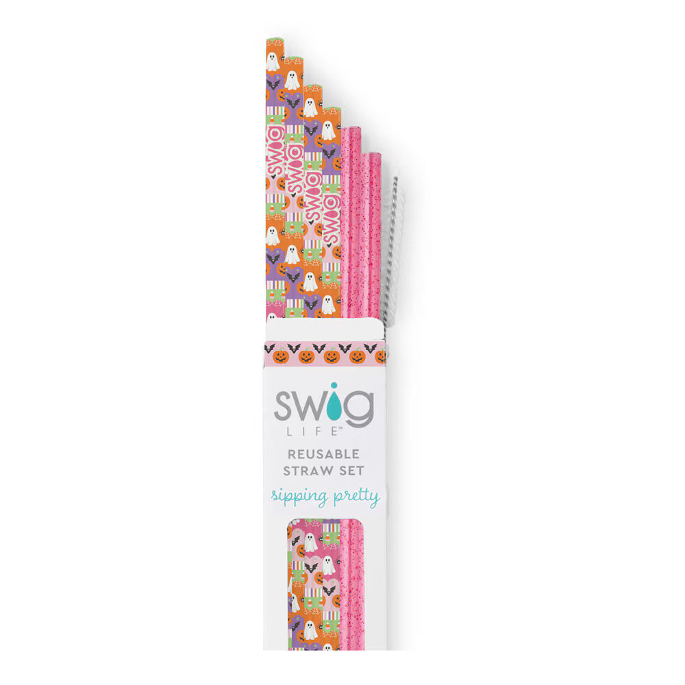 Swig: Trick or Treat Reusable Straw Set
