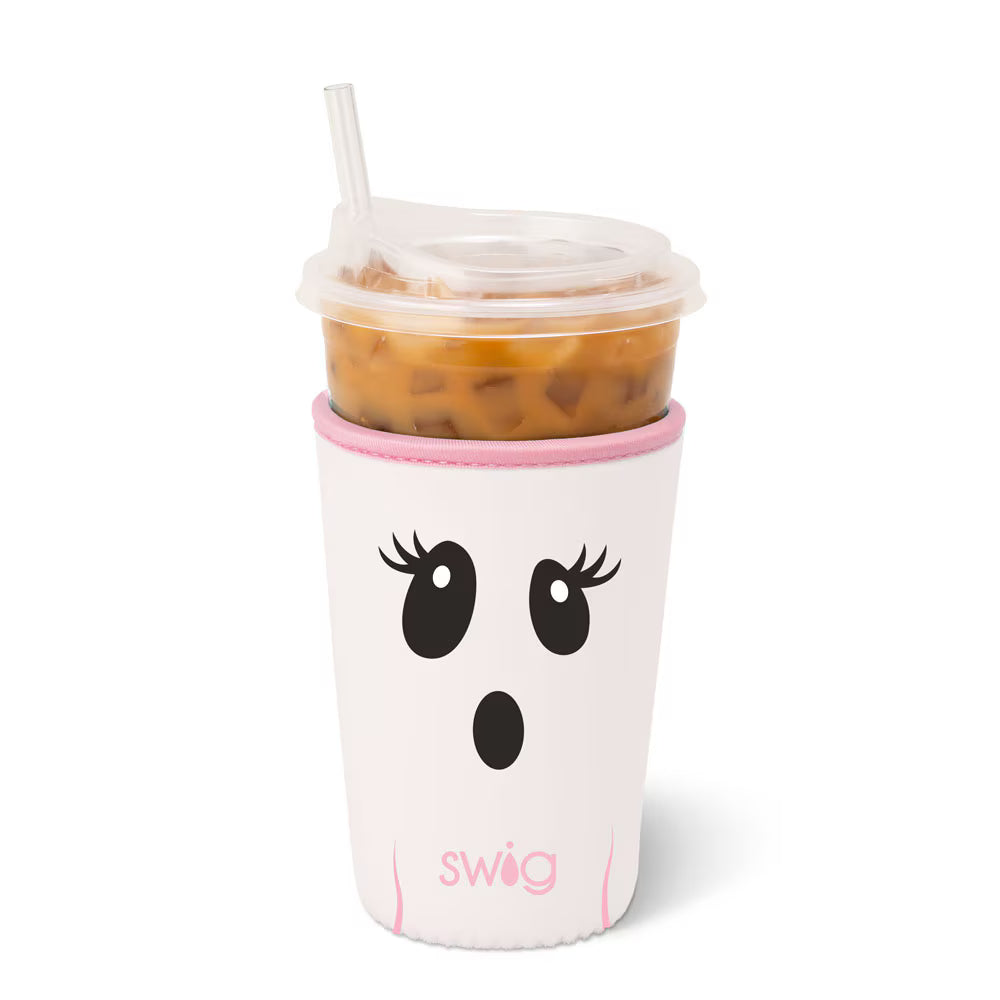 Swig: Boo Crew Ghost Iced Cup Coolie (Medium)