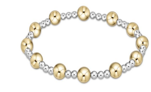 CLASSIC SINCERITY PATTERN 6MM BEAD BRACELET