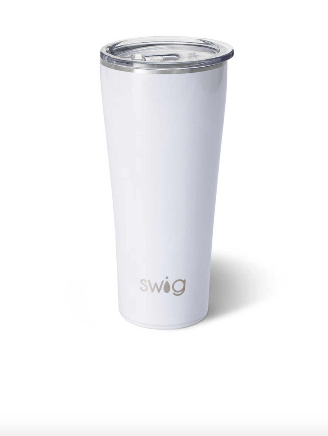 Swig: Shimmer Diamond White Tumbler (32oz)