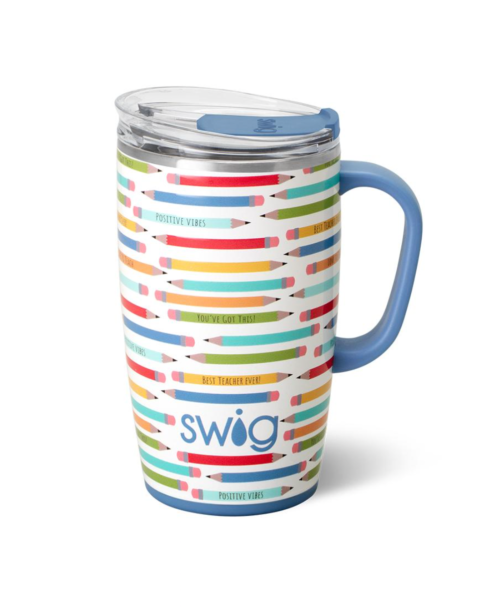 Swig: Teacher Life Travel Mug 18oz