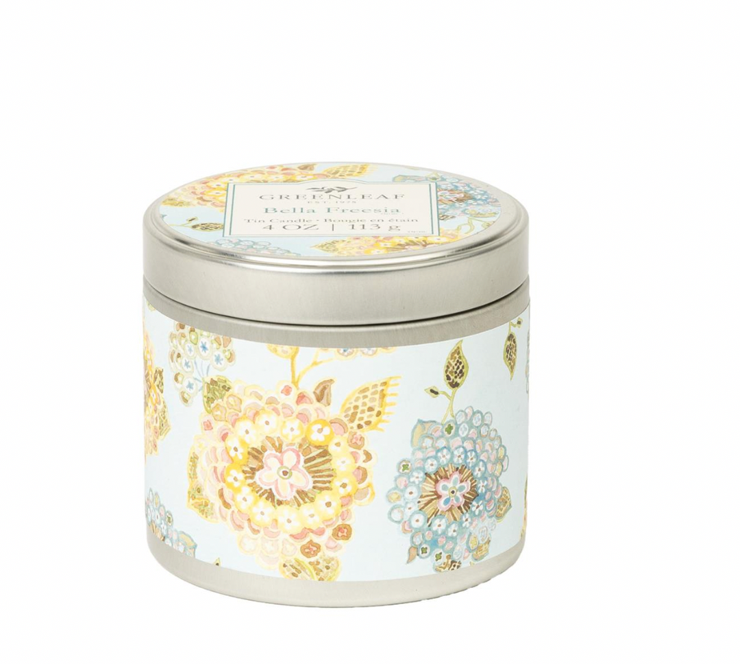 Bella Freesia Tin Candle 4oz