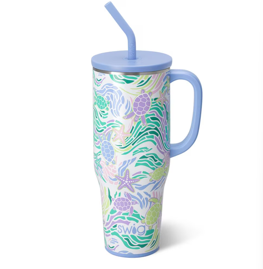 Swig: Sea Swirl Mega Mug 40oz