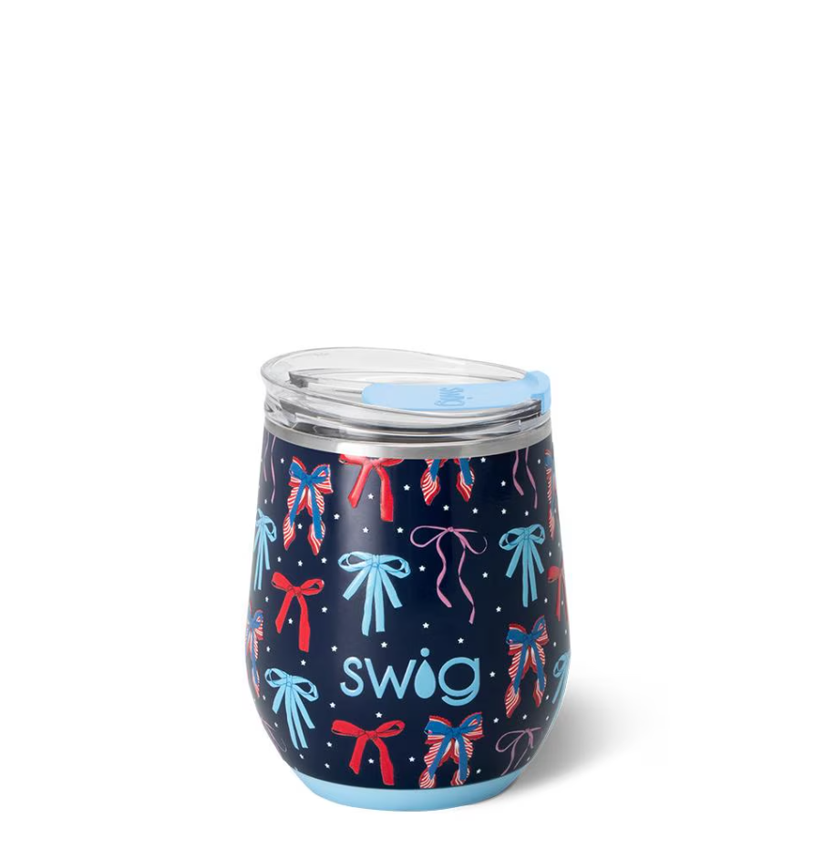 Swig: Miss Independence Stemless Wine Cup 12oz
