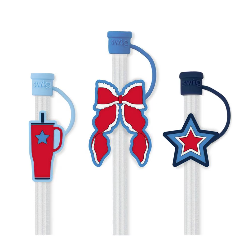 Swig: Miss Independence Straw Topper Set