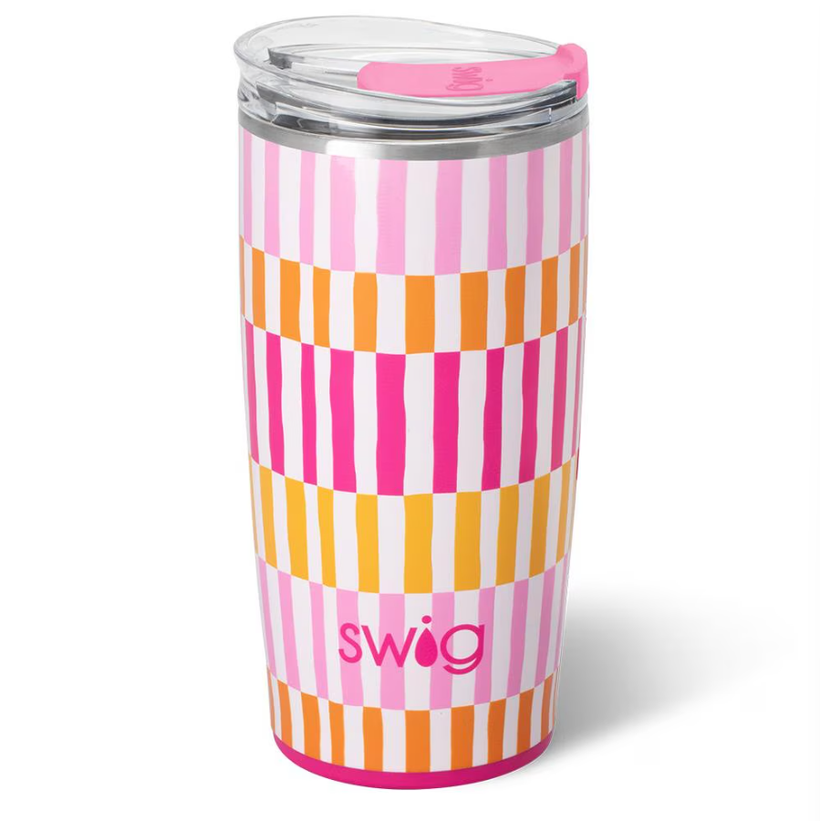 Swig: Sherbet Stripe Tumbler 22oz
