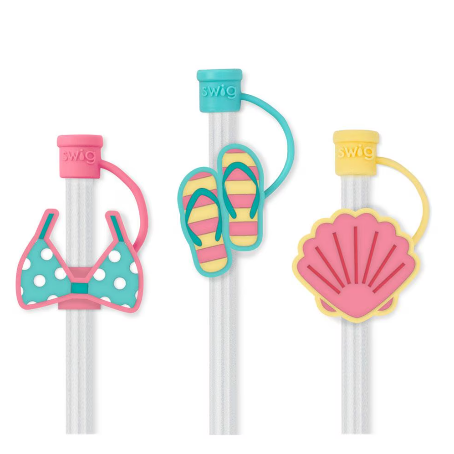 Swig: Errbody at the Beach Straw Topper Set