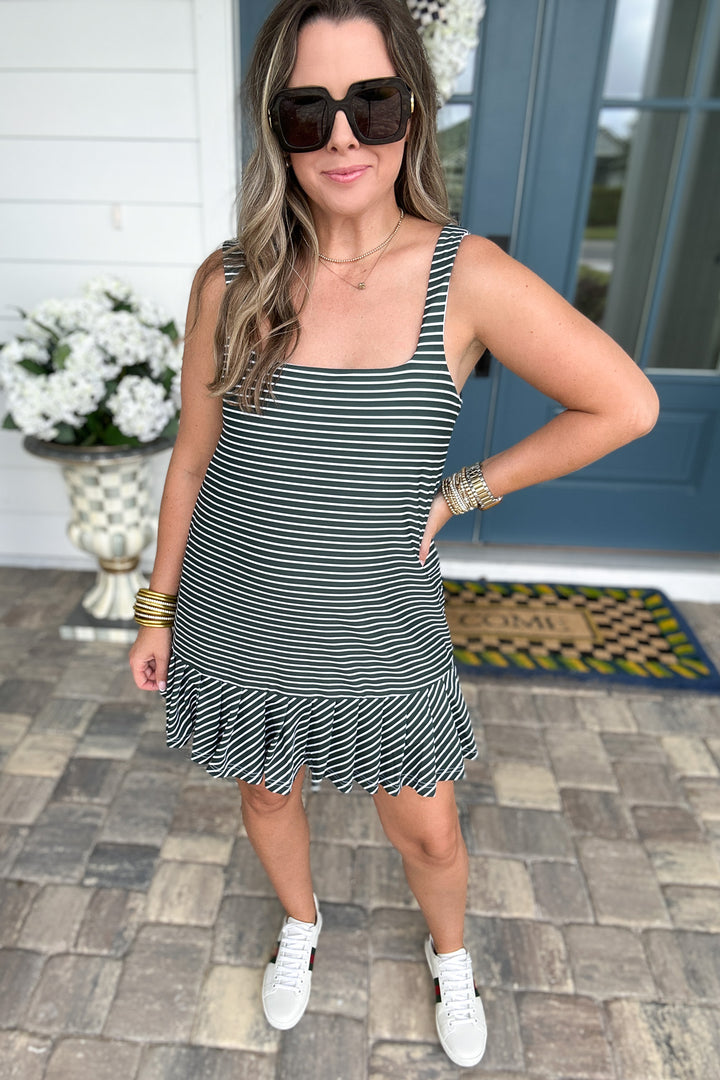 Smith & Quinn: The Lucille Dress - Rosemary Stripe