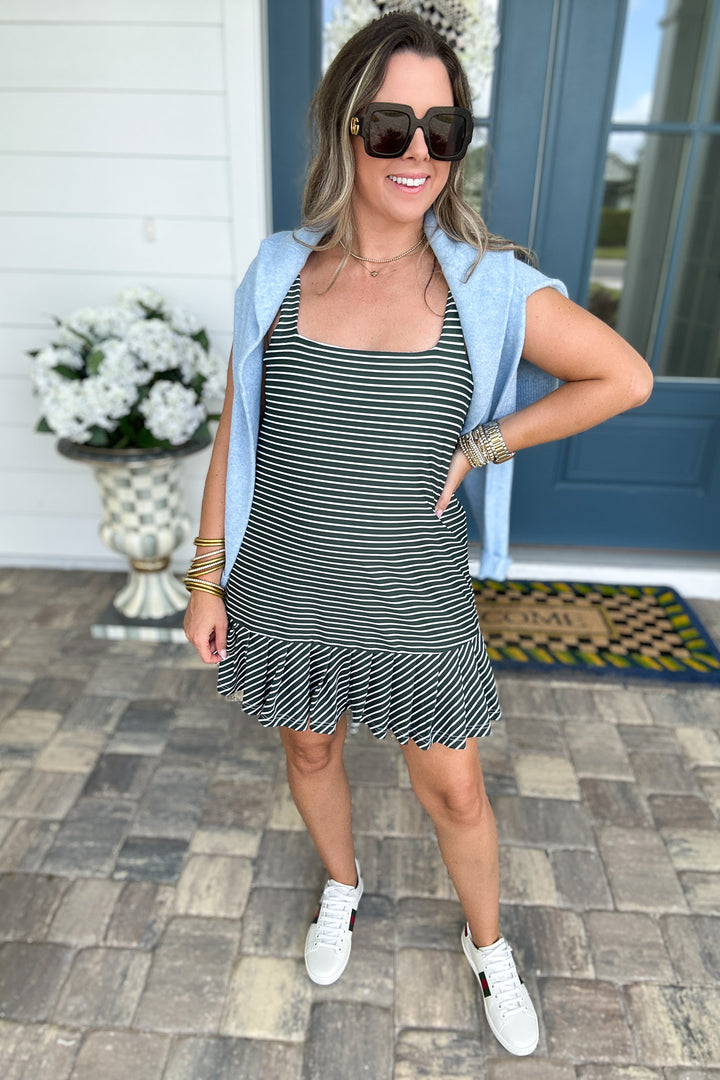 Smith & Quinn: The Lucille Dress - Rosemary Stripe