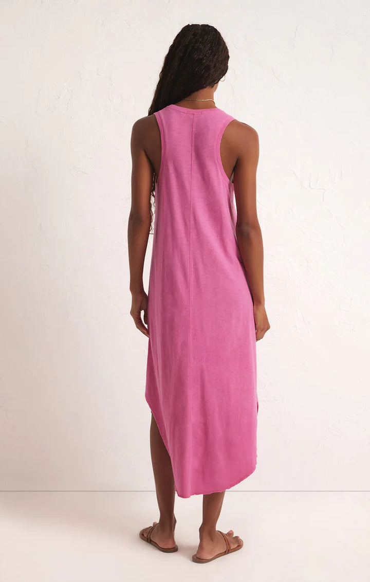 Z Supply: THE REVERIE SLUB DRESS - Heartbreaker Pink