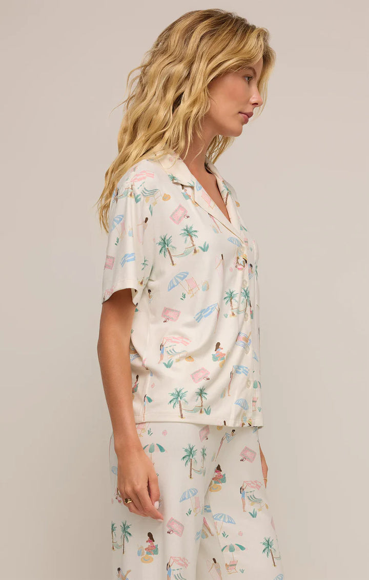 Z Supply: Beach Days Pajama Top