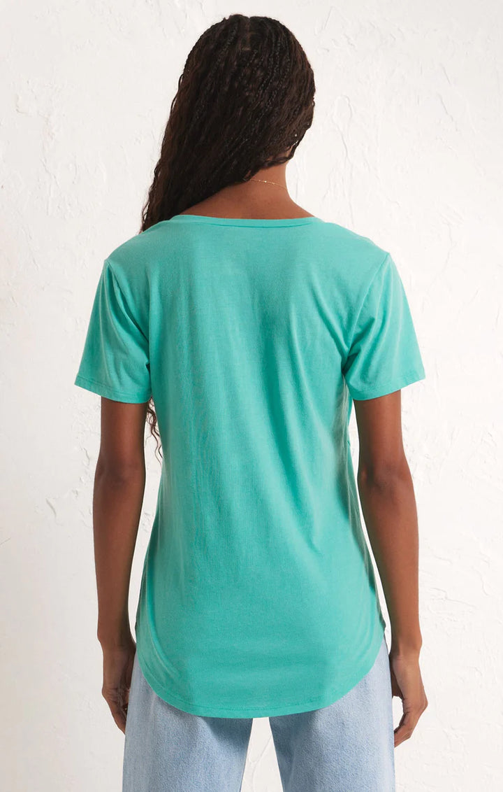 Z Supply: The Pocket Tee - Cabana Green