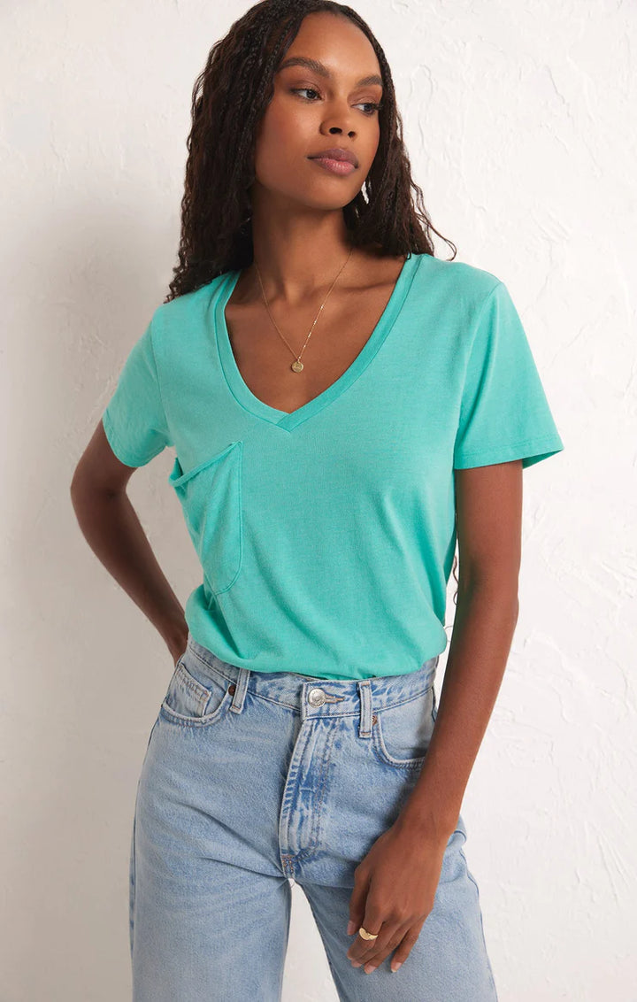 Z Supply: The Pocket Tee - Cabana Green