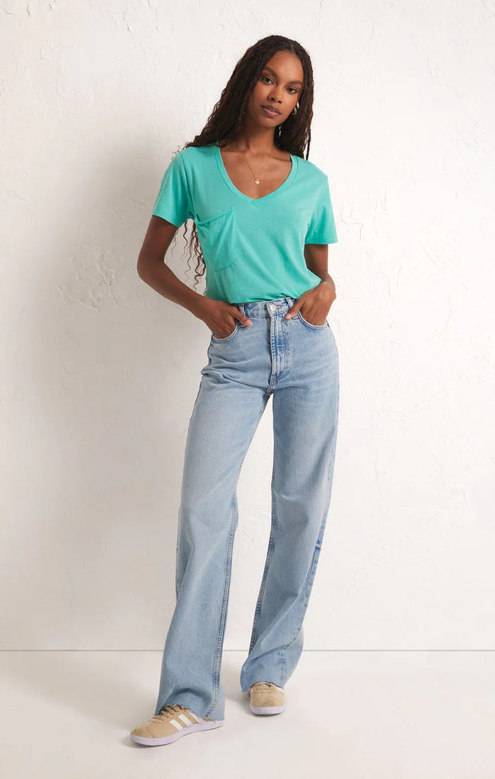 Z Supply: The Pocket Tee - Cabana Green