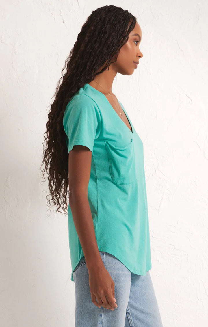 Z Supply: The Pocket Tee - Cabana Green