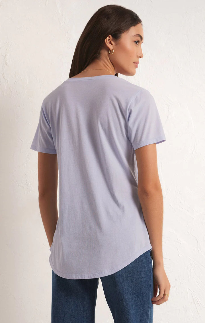Z Supply: The Pocket Tee - Iris Bliss