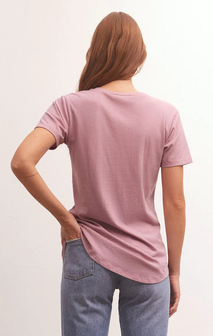 Z Supply: The Pocket Tee - Shadow Mauve