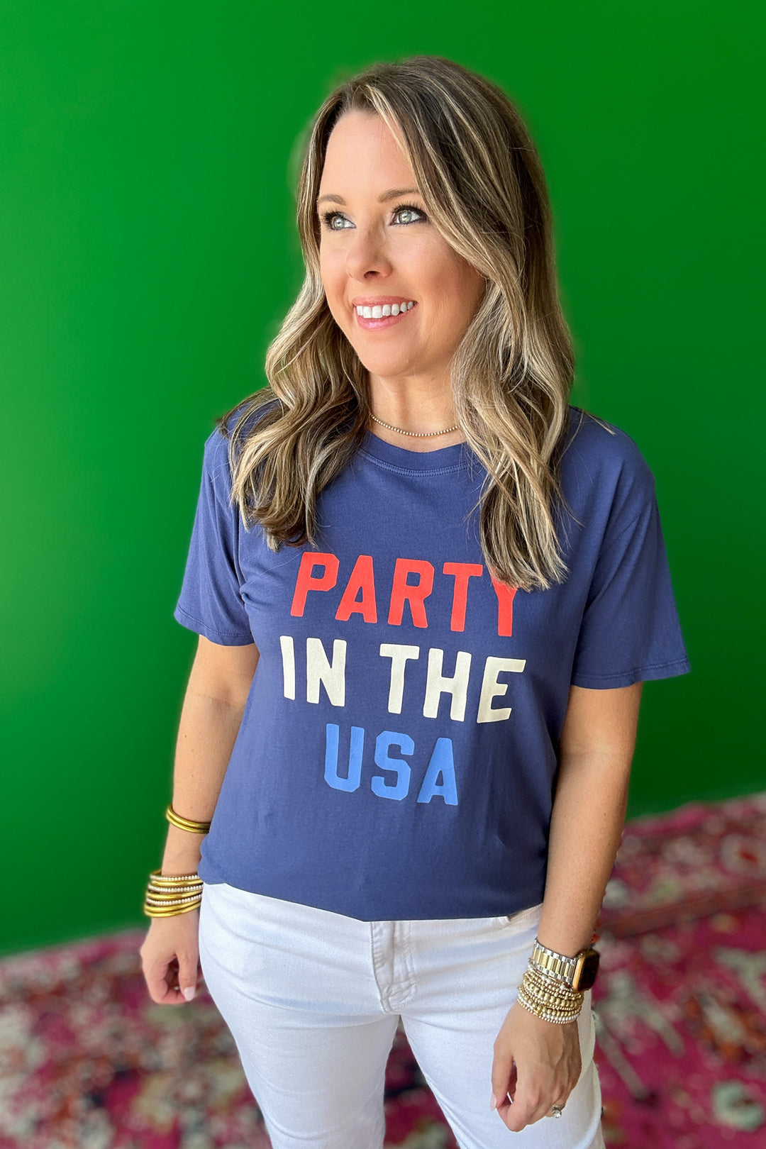 Z Supply: Party Boyfriend Tee - Yacht Blue
