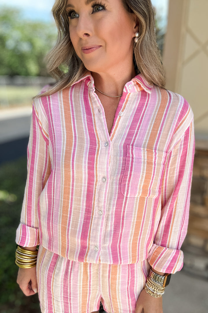 Z Supply: Saturdays Stripe Shirt - Multi