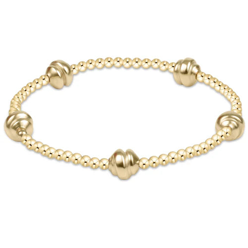 enewton:  admire small gold 2.5mm bead bracelet - gold