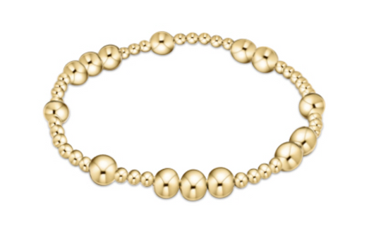 enewton: Hope Written 6mm Bead Bracelet Gold
