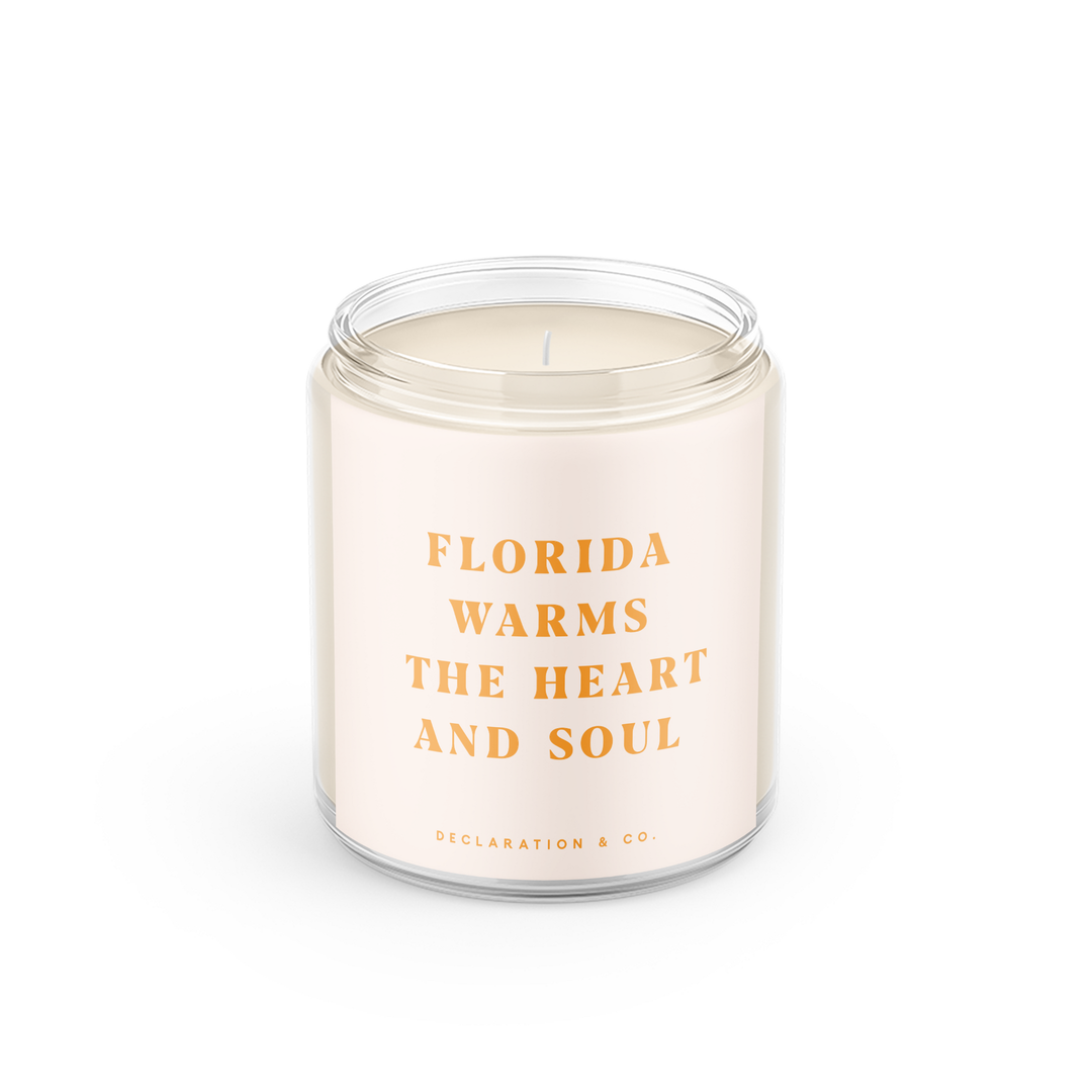 Florida Warms The Heart & Soul Candle - 8 oz.