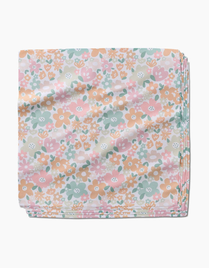 Whimsy Floral Pastel Dinner Napkin Set