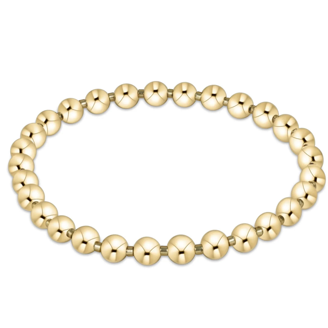 enewton: Gameday hope grateful 5mm bead bracelet - gold
