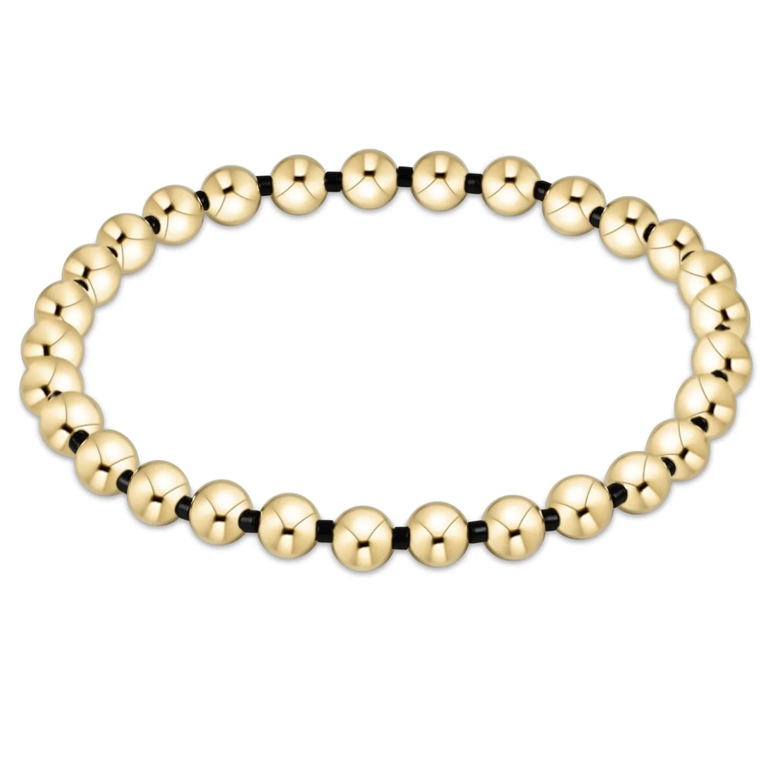 enewton: Gameday hope grateful 5mm bead bracelet - onyx