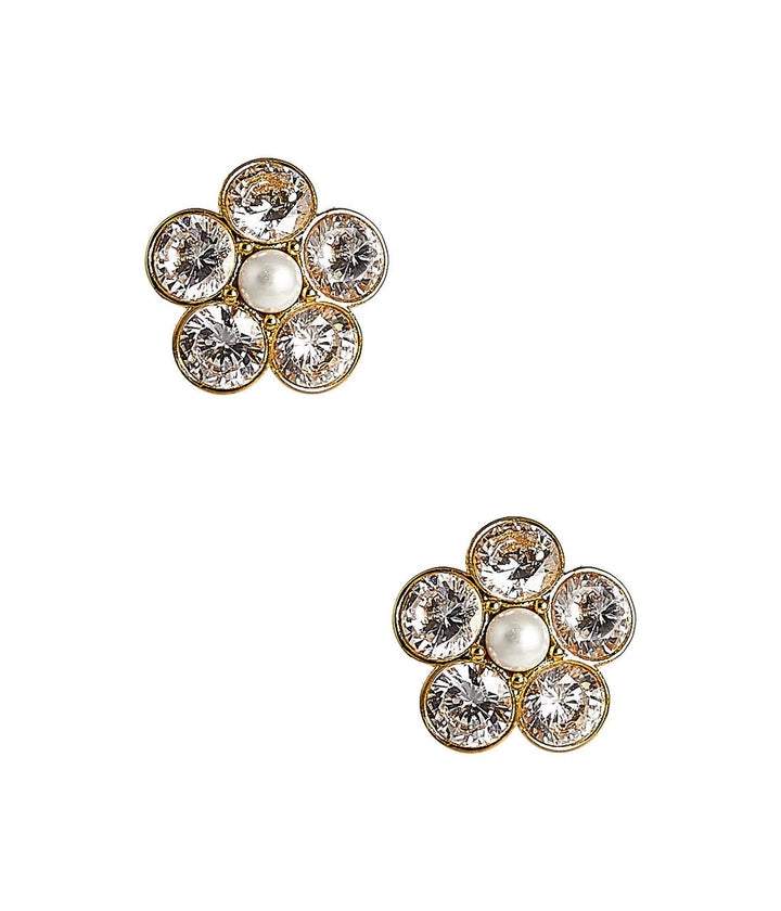 La Fleur - Rhinestone Cluster Stud - Amy Littleson Collection -