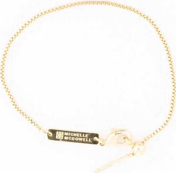 Michelle McDowell: Luxe Charm Sylvie Bracelet - Gold