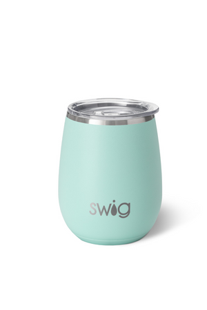 Swig: Sea Glass Stemless Wine Cup (14oz)