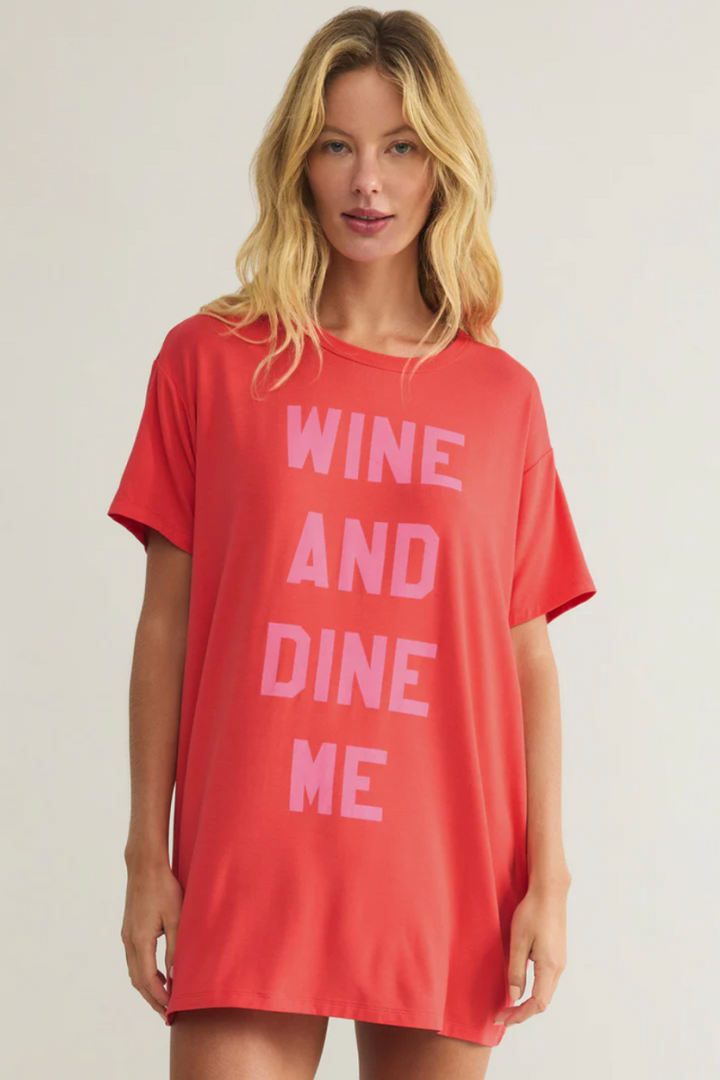 Z SUPPLY: Wine & Dine Night Shirt