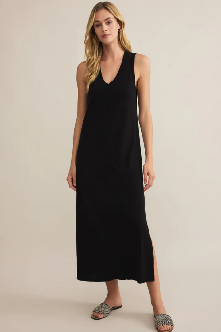 Z Supply: Palisades Midi Dress - Black