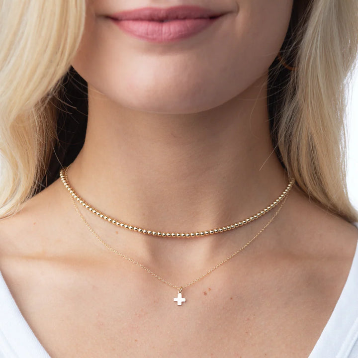 enewton: 17” Chocker Classic 3mm- Gold