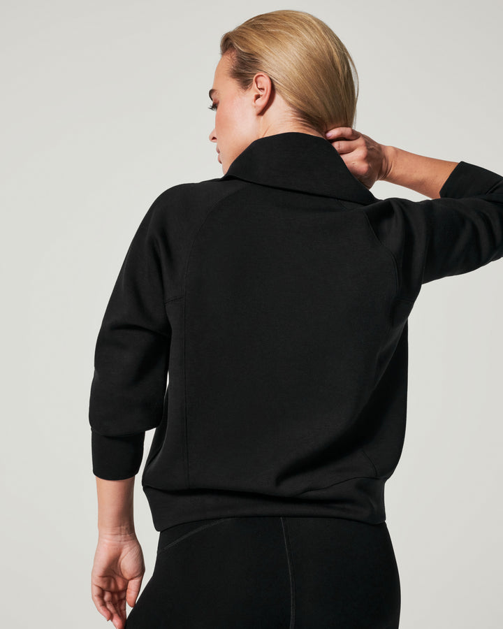 SPANX: AirEssentials Half Zip - Very Black