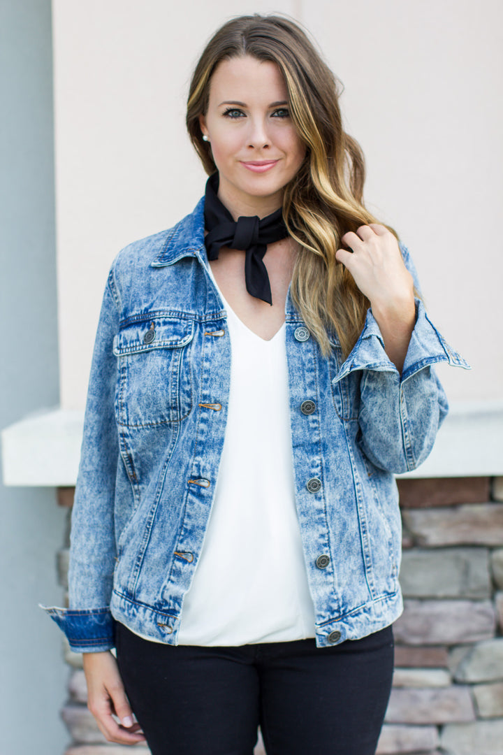 Midnight Black Bandanna - A Cut Above Boutique