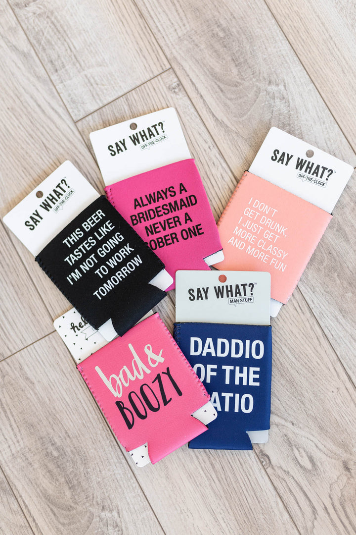 Classy and Fun Koozie - A Cut Above Boutique