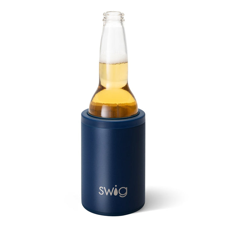 Swig: Navy Can + Bottle Cooler (12oz)
