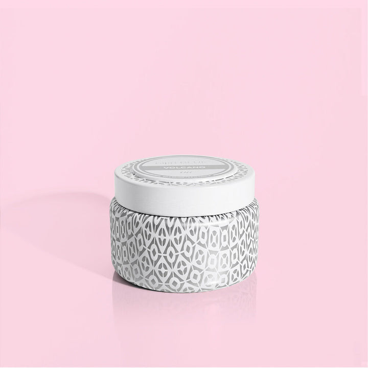 Volcano White Travel Tin, 8.5 oz