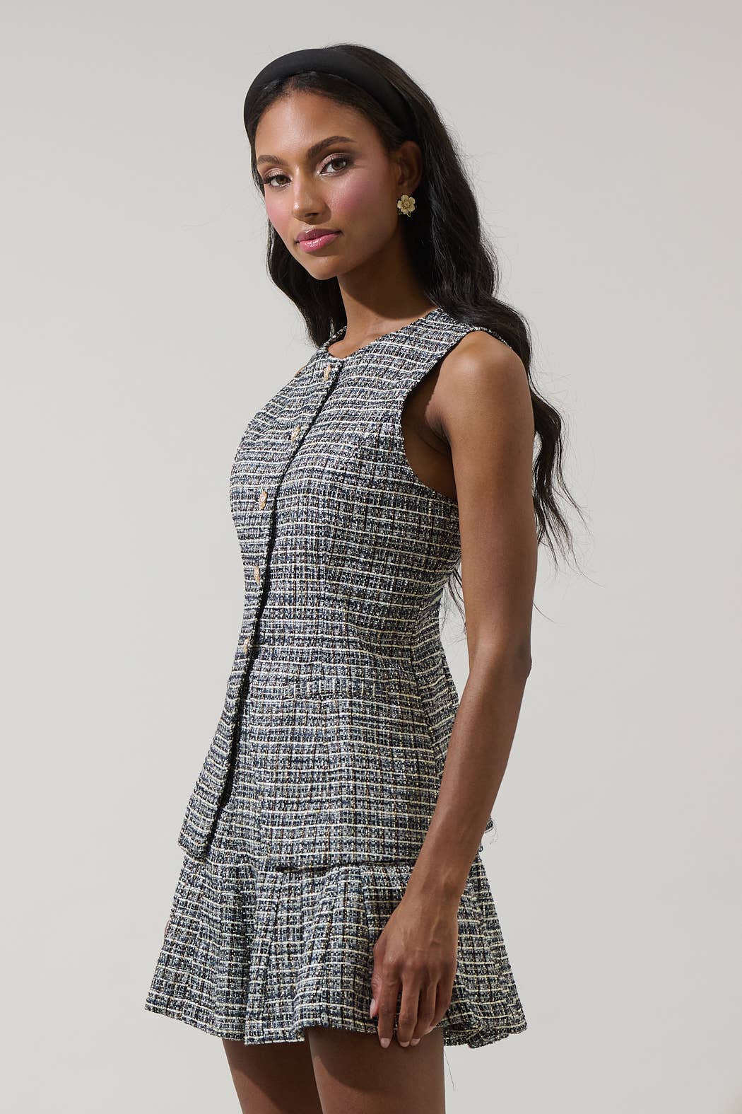 Gisella Tweed Jeanie  Vest