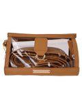 Simply Southern: Clear Clutch Crossbody -CHAI Tan