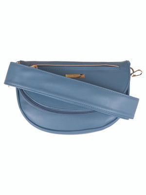 Simply Southern: Crossbody Leather Bag - AZUR